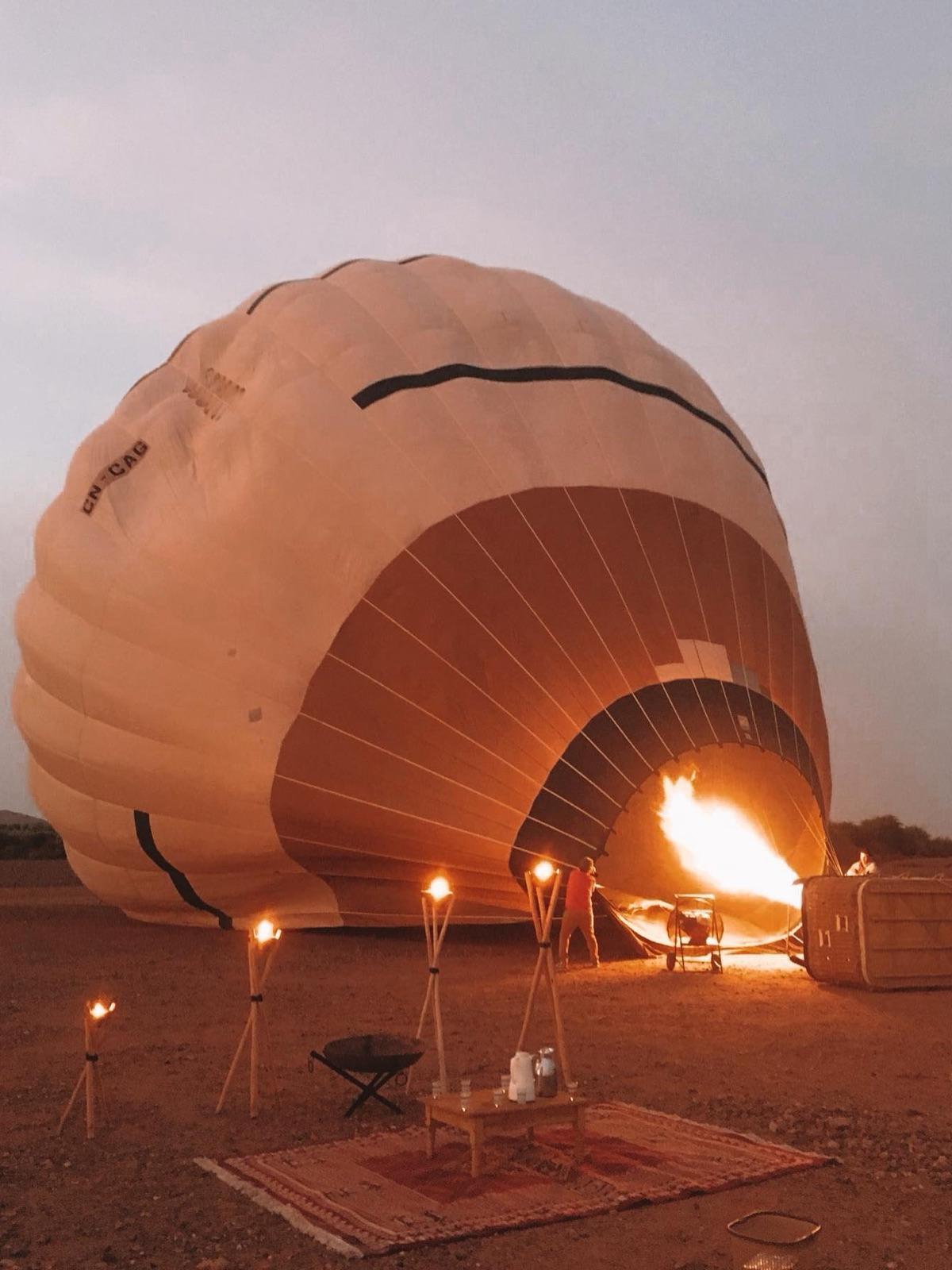 Maroc Montgolfière